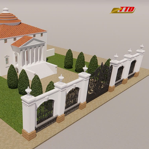 Explore las ideas de diseño de puertas de muro fronterizo de las elegantes puertas de hierro de Vietnam por la fabricación de confianza de Vietnam - Product Image 6