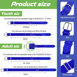 Best Selling Customization Baseball <b>Belt</b> Sports Accessories Baseball <b>Belt</b> In Stock Baseball <b>Belt</b> - Product Image 2