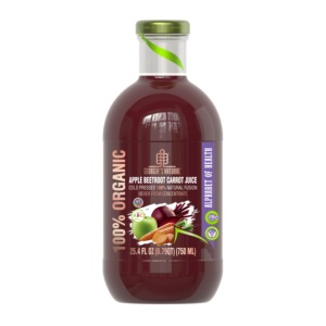 Jugo de Manzana, Remolacha y Zanahoria 100% Orgánico, Jugo de Manzana, Remolacha y Zanahoria Orgánico Natural de Georgia en Botellas de 200ml/300ml/750ml/1l - Product Image 5