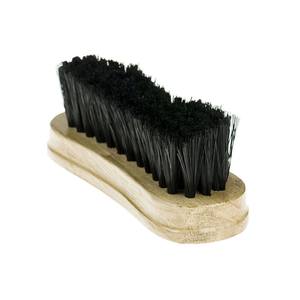 Brosse de nettoyage écologique pour chevaux Poils en plastique naturel doux Peigne de toilettage pour bain sec/humide pour vaches bovins animaux Manche en bois - Product Image 1