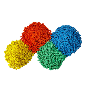 Granulés EPDM de qualité supérieure Supersafe, multicolores, pour terrains de jeux extérieurs, pistes de course, haute résistance aux chocs, écologiques - Product Image 1