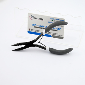 Fabricant de pinces à cheveux en acier inoxydable Outil d'extension de cheveux en acier inoxydable Poignée ergonomique pince à sertir pince de serrage - Product Image 1