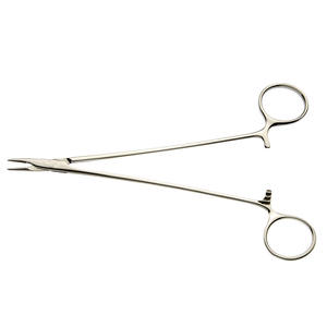 Pinza quirúrgica para tejidos de 12.5cm, hecha a medida, para cirugía toracoscópica, con punta curva, manual, certificada CE, 1 año de garantía - Product Image 1