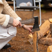 Hache de camping multifonctionnelle de qualité industrielle Timur Enterprises Marsrut 13'' en bois de rose, lame en acier inoxydable 16,5