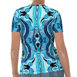 Camisetas estampadas de ropa de mujer de alta calidad con diseño personalizado Camisetas estampadas de calle para superventas - Product Image 3