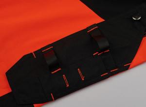 Combinaison de travail imperméable à haute visibilité, veste de travail en sergé de polyester respirant à séchage rapide avec surpiqûres de protection - Product Image 6