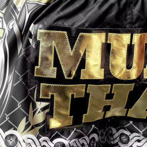 2025 Custom Men's Muay Thai Shorts with Sublimation & Embroidery Factory OEM <b>Supply</b> for Kick Boxing & Martial <b>Arts</b> - Product Image 6