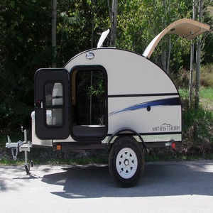 Venta caliente Offroad Teardrop Camping Trailer Mini Caravan Compre hoy en stock Entrega rápida a la venta a precios al por mayor disponibles - Product Image 3