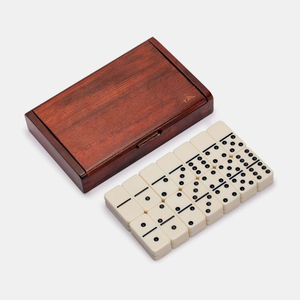 Jeu de dominos en ivoire de qualité supérieure de 28 pièces pour une soirée de jeux de société classique, jeu de dominos double six en ivoire pour jeu de table - Product Image 3