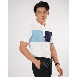 เสื้อโปโลนุ่มระบายอากาศได้ดีสำหรับผู้ชายเสื้อโปโลผ้าโพลีเอสเตอร์มีความคงทนต่อสีสูงชุดเครื่องแบบธุรกิจของผู้ชายจากเวียดนาม - Product Image 1