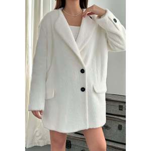 Cappotto <span class=keywords><strong>Teddy</strong></span> in Finta Pelliccia Color <span class=keywords><strong>Ecru</strong></span> - <span class=keywords><strong>Ecru</strong></span> - Product Image 4