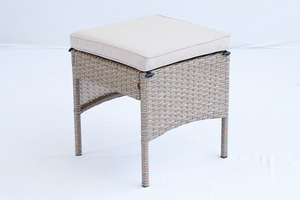 Made in Vietnam Modern Contemporary <b>Rattan</b> Garden <b>Sofa</b> Set Outdoor Furniture with Glass Table Cushions for Patio Deck Leisure - Product Image 4