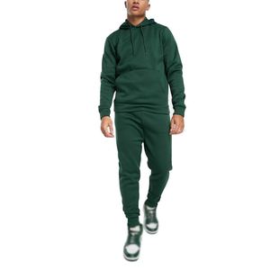 Survêtement de sport, costume d'hiver, design personnalisé, jogging pour homme, 100% coton, couleur unie, respirant - Product Image 4