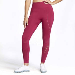 Entrenamiento Gimnasio Ropa de fitness Mujeres Cintura elástica Yoga Leggings Nuevo estilo Más vendidos Mujeres Yoga Leggings Hecho en Pakistán - Product Image 4