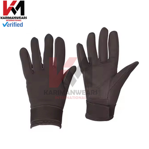 Gants d'équitation en cuir durable de qualité supérieure, imperméables, pour adultes, ajustement personnalisé, adhérence antidérapante, paumes renforcées, sports équestres - Product Image 6