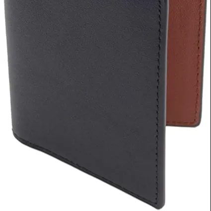 स्लिम Minimalist कार्डधारक बटुआ पुरुषों और महिलाओं के लिए, मिनी पतली चमड़े Bifold, कॉम्पैक्ट, सामने जेब क्रेडिट कार्ड धारक