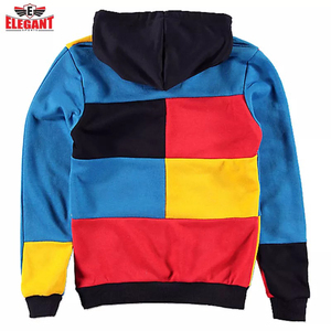 Sudadera con Capucha Unisex Color Block, Talla Grande XS, Corte Regular, Sudadera de Invierno Personalizada, Sudadera con Capucha de Felpa Gruesa con Estampado - Product Image 3