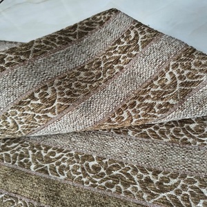 Luxury Heavyweight 100% Polyester Jacquard <b>Fabric</b> <b>Waterproof</b> Breathable Woven Yarn Dyed Pattern <b>for</b> Upholstery Sofas Furniture - Product Image 2