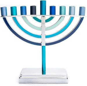 Bougies en aluminium métallique de haute qualité Design classique Bougie unique Bougie Menorah Bougeoirs pour la décoration intérieure - Product Image 5