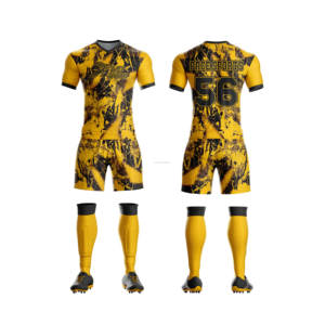 เสื้อฟุตบอลแบบใหม่ขายส่ง น้ำหนักเบา สไตล์ท็อป โพลีเอสเตอร์ ตัดเย็บอัตโนมัติ ระบายอากาศได้ดี - Product Image 2