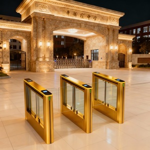 Tự động thông minh nhận dạng khuôn mặt Swing rào cản turnstile cổng DC không chổi than động cơ servo turnstiles phòng tập thể dục kiểm soát truy cập - Product Image 2