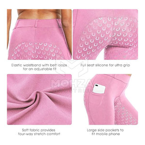 Pantalons d'équitation pour femmes les plus vendus, en spandex/polyester, respirants, légers, style unique, vente en gros en ligne - Product Image 5