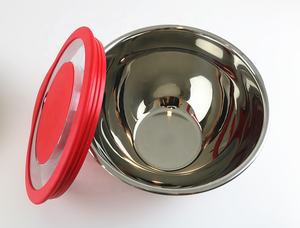 King Internacional-cuenco de acero inoxidable para cocina, utensilios de cocina con tapa - Product Image 4