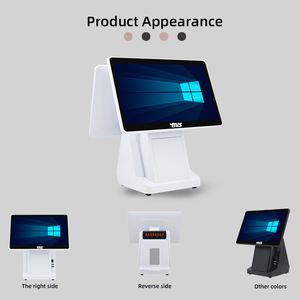 Smart Dual Screen 15,6 Inch Win10/11 Pos Systems Todo en uno Sistema de pantalla táctil Máquina de facturación con impresora y juego de efectivo - Product Image 5