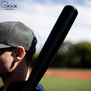 <b>Game</b> Ready Premium Solid Wood Baseball Bat with Ergonomic Grip Durable & Balanced for <b>Match</b> Play & Practice Customizable Sizes - Product Image 4