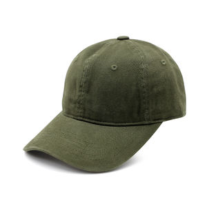 Chapeau de papa 100% coton personnalisé casquette Snapback unie délavée non structurée avec logo brodé sur le panneau avant - Product Image 3