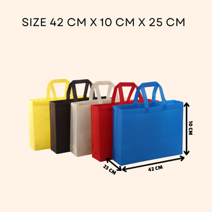 กระเป๋าผ้าสปันบอนด์อเนกประสงค์ออกแบบได้ตามต้องการทนทานถุงผ้าไม่ทอสำหรับโปรโมชั่น - Product Image 2