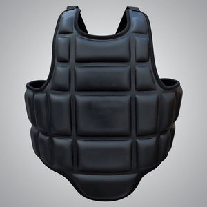 Vente chaude en cuir boxe poitrine garde MMA corps protecteur réglable ventre Pad Arts martiaux Kickboxing côtes bouclier équipement - Product Image 2