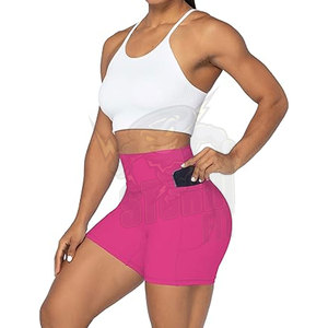 Pantalon de fitness taille haute pour femme Short de yoga taille élastique avec leggings de sport ajustés Butt Lift - Product Image 5