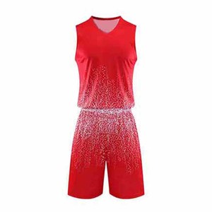 Custom Printed Basketball Jersey Set Gradient Yellow Sleeveless Moisture Wicking 100% Polyester Unisex Adult Uniform - Product Image 4