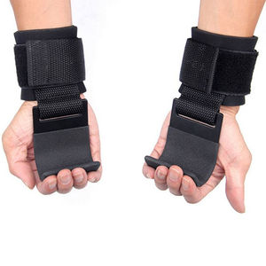 สายรัดข้อมือนีโอพรีนสำหรับยกน้ำหนักแบบพกพาทนทานระบายอากาศได้ดีตะขอยกน้ำหนักสำหรับ deadlift - Product Image 4