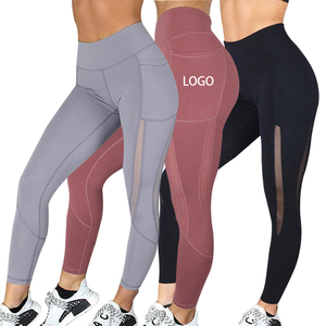 Leggings de sport bon marché, leggings de fitness taille haute avec poches, vêtements de gym pour femmes - Product Image 1