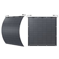Panneaux solaires flexibles monocristallins ETFE à haute efficacité 19% 150W Cadre en alliage d'aluminium anodisé pour camping-car Toit marin Hors réseau