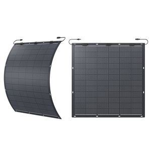 Panneaux solaires flexibles monocristallins ETFE à haute efficacité 19% <span class=keywords><strong>150W</strong></span> Cadre en alliage d'aluminium anodisé <span class=keywords><strong>pour</strong></span> <span class=keywords><strong>camping</strong></span>-<span class=keywords><strong>car</strong></span> Toit marin Hors réseau - Product Image 3