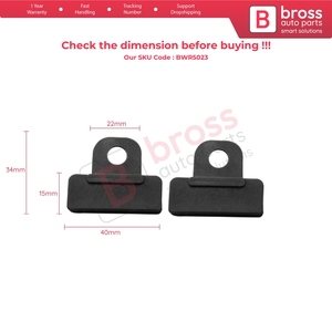 BWR5023 Door <b>Window</b> <b>Glass</b> Holder Connector Sash Clips For Corolla Prius Cruiser Hilux Matrix Vibe RX - Product Image 5