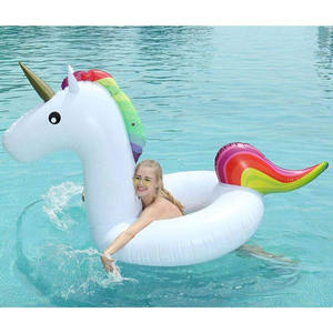 Colchoneta Inflable de PVC Martom Unicornio XXL, Colchón de Natación Portátil y Ecológico para Juegos Acuáticos y Piscinas, Unisex - Product Image 5