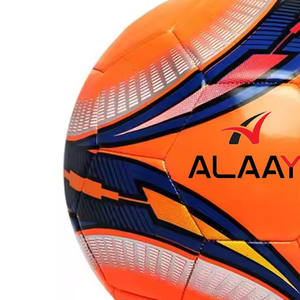 Alaay Promotion Ballon de football Taille 5 Ballon de football en cuir Produit en usine Logo personnalisé Taille 5/4/3/2 Ballon de football - Product Image 4