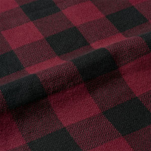 Good Quality <b>Men's</b> Flannel <b>Shirts</b> Regular Fit <b>Pocket</b> Maroon And Black Box Comfortable Plain Flannel <b>Shirts</b> For Youth - Product Image 5