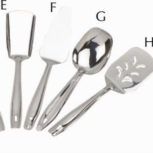Ensemble de couverts en acier inoxydable (cuillère, fourchette, couteau et baguettes) au design classique et technique émaillée, idéal pour les cadeaux promotionnels - Product Image 1