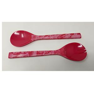 Ensemble de cuillères à salade en résine, écologiques, compatibles lave-vaisselle, ustensiles à salade, cuisine à domicile, fabriqué en Inde - Product Image 5