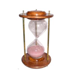 Nautical Brass With Maritime Promotional Metal Item Table Brass Unique Design <b>Hourglass</b> Sand <b>Timer</b> Compass Good Quality Item - Product Image 1