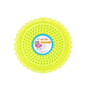 Plateau de drainage multifonctionnel empilable en plastique PP robuste à 2 couches avec bord festonné pour cantine scolaire - Product Image 2
