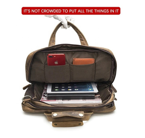 Maletín de cuero para hombre, bolso para portátil, bandolera, Cartera de cuero para mujer, corazón de Luna hecho en Pakistán - Product Image 3