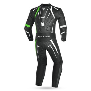 Chaqueta Deportiva de Cuero MAXLER para Hombre, de Manga Larga, Impermeable, Reflectante, con Certificación CE, para Motociclismo, Automovilismo y Turismo - Product Image 2
