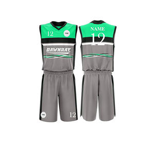 Tenue d'équipe de basketball personnalisée, maillot et short en polyester respirant à séchage rapide, vêtements de sport d'équipe pour hommes, femmes et jeunes - Product Image 6