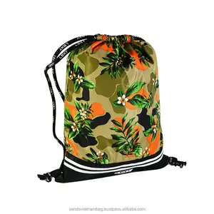 Sac à dos de sport pliable en polyester de haute qualité personnalisé vietnam avec fermeture éclair - Product Image 1